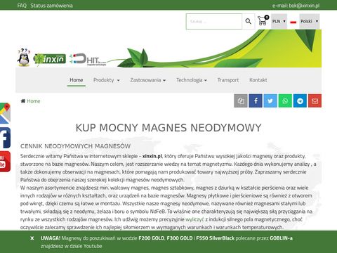 Xinxin.pl magnesy neodymowe