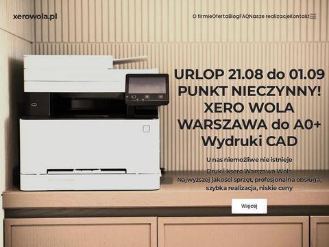 Xerowola.pl - wydruki wielkoformatowe
