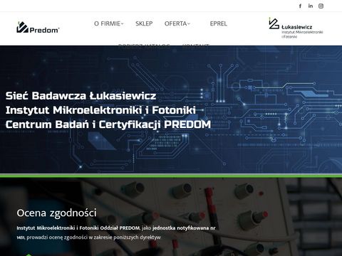 Predom.com.pl - badanie opraw oświetleniowych