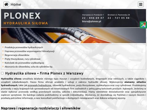 Plonex.pl - przewody ciśnieniowe Warszawa