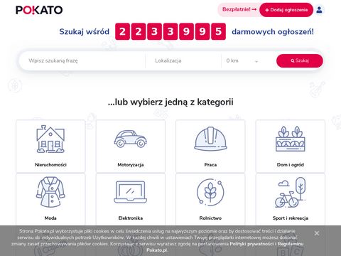 Pokato.pl ponad 25 tysięcy ogłoszeń