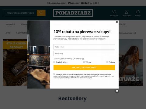 Pomadziarz.pl - sklep z akcesoriami dla mężczyzn