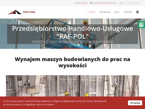 Podnosnikiostrow.pl - podnośniki wynajem Krotoszyn