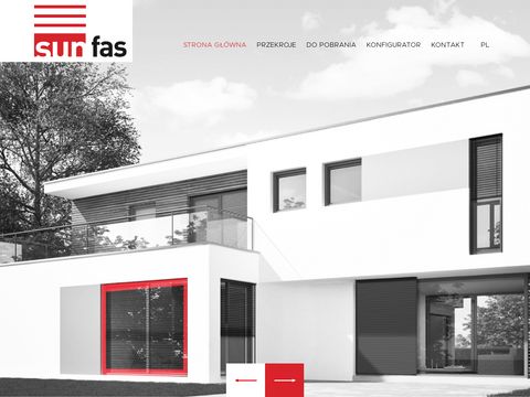 SunFas.pl - żaluzje zewnętrzne fasadowe