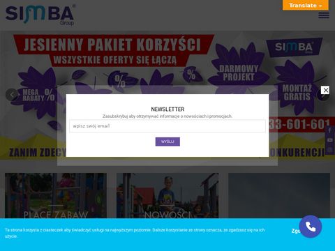 Simba.pl place zabaw producent