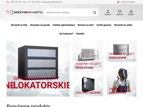 Skrzynkinalisty.pl - numery na dom e-sklep
