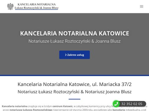 Roztoczynski.org - notariusz Katowice