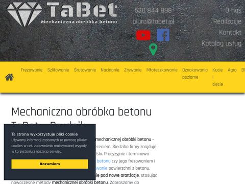 Tabet.pl - groszkowanie betonu