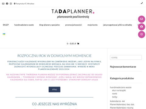 Tadaplanner.pl - kalendarze organizery
