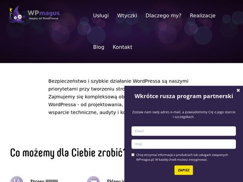 Wpmagus.pl optymalizacja strony Word Press