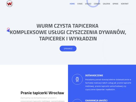 Wurm.pl pranie tapicerki samochodowej Wrocław
