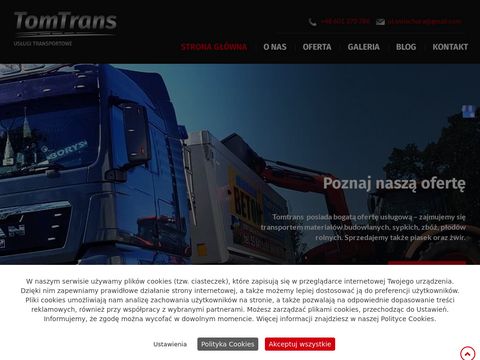 Tomtrans-slupsk.pl - transport zboża