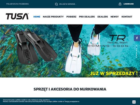 Tusa.com.pl - nurkowie i użytkowanie płetw