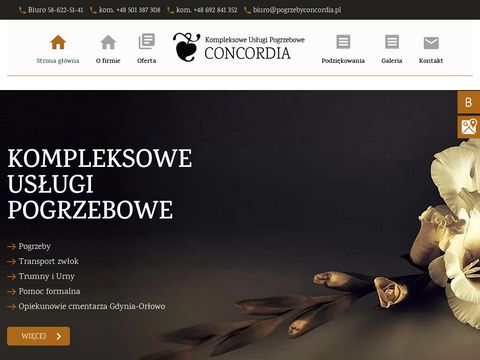 Pogrzebyconcordia.pl - firma pogrzebowa Gdynia