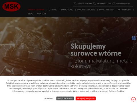 Skupzlomumsk.pl - skup surowców wtórnych
