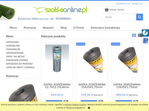 Siatkionline.pl - siatka na woliery