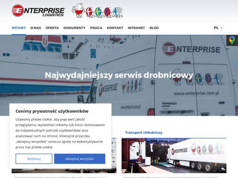 Enterprise.com.pl - przesyłki drobnicowe Norwegia