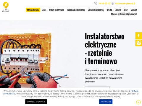 Elmat-otwock.pl - firma elektryczna Otwock