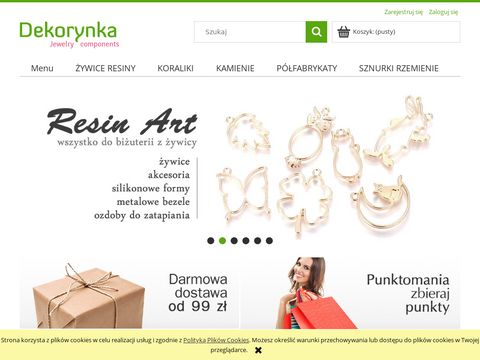 Dekorynka.pl sznurki do biżuterii sklep