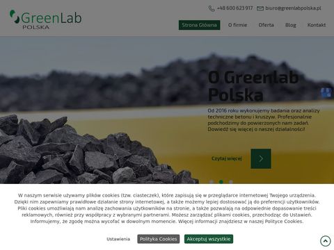 Greenlab Polska - laboratorium drogowo-budowlane