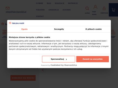 Fabrykamebli.pl szafki na wymiar