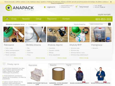 Anapack.eu - pianka do pakowania
