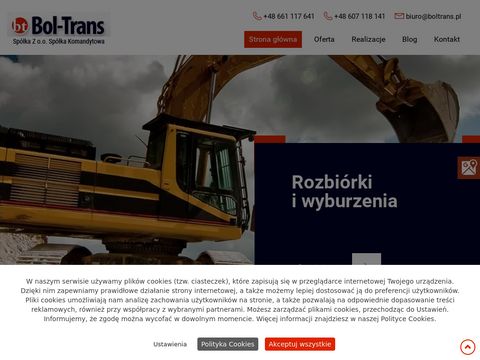 Bol-trans.com.pl - wykonawstwo robót ziemnych