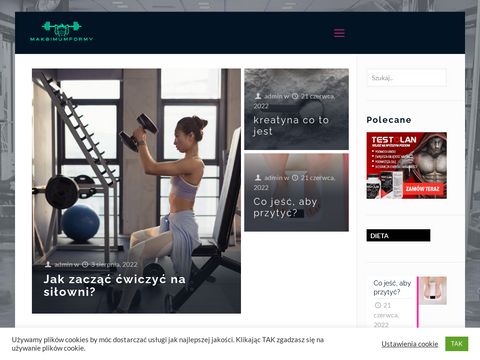 Maksimumformy.pl portal fitness
