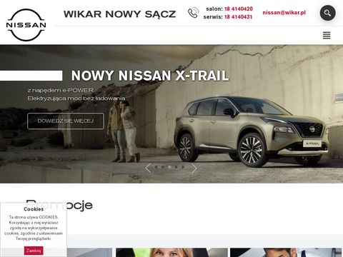 Nissan.wikar.pl salon Nowy Sącz