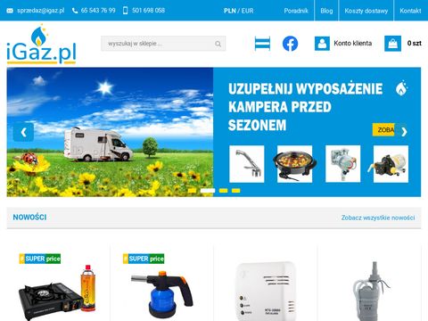 IGaz.pl - w dostawach gazowych