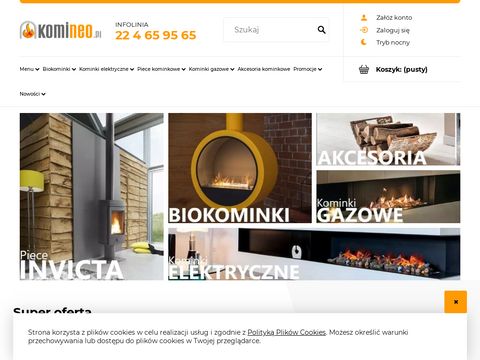Komineo.pl wkłady kominkowe