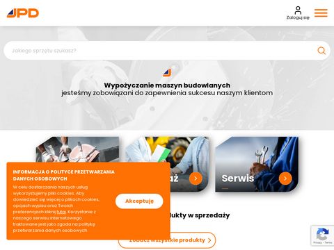 Jpd.com.pl wypożyczalnia maszyn budowlanych