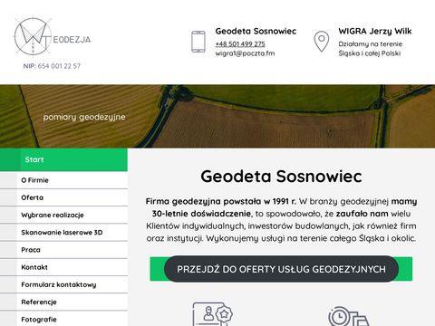 Wigra-geodezja.pl geodeta Sosnowiec
