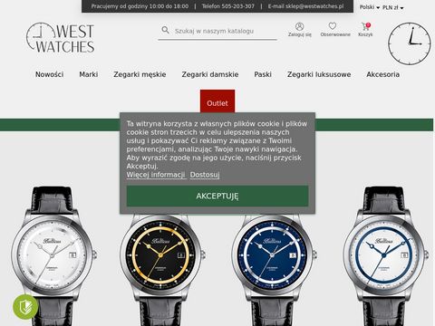 Westwatches.pl - największy wybór zegarków