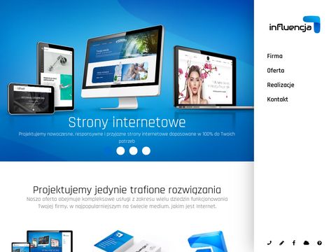 Influencja.pl strony internetowe Nowy Sącz