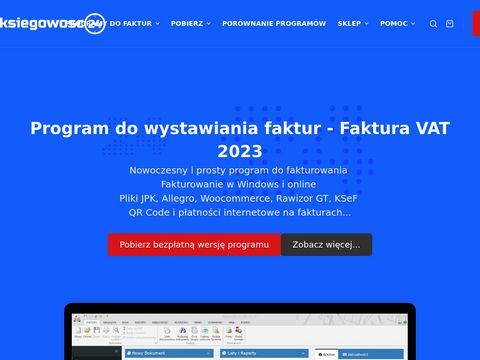 Ksiegowosc24.pl program do faktur Allegro