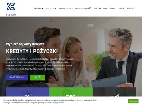 Kredito.com.pl kredyt dla zadłużonych