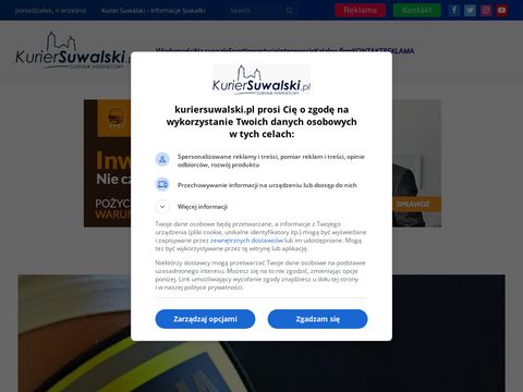 Kuriersuwalski.pl - informacje Suwałki