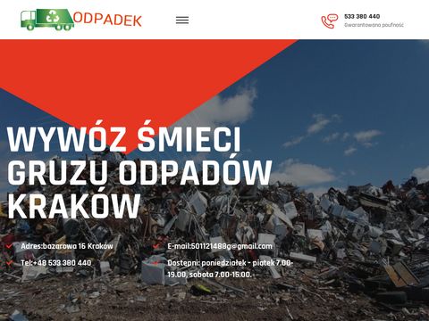 Kontener.krakow.pl - wywożenie śmieci