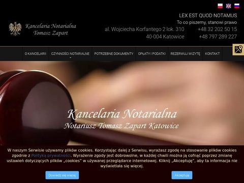 Katowicenotariusz-zapart.pl - akta notarialne