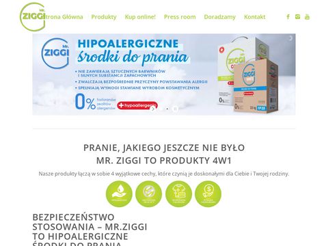 Mr-ziggi.pl hipoalergiczne środki do prania
