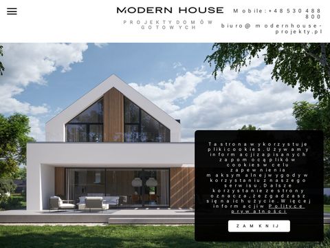 MODERN HOUSE - gotowe projekty domów