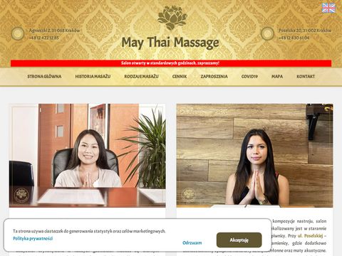May Thai Massage masaż tajski tradycyjny