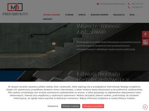 Mbprefabrykaty.pl - elementy betonowe wrocław