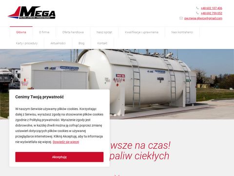 Mega-gliwice.pl - sprzedaż benzyny lotniczej