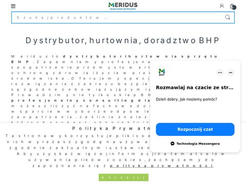 Meridus.pl sklep BHP odzież robocza