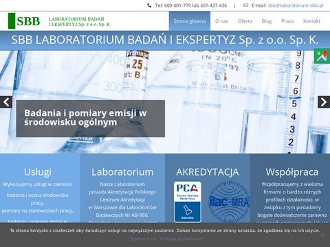 Laboratorium-sbb.pl - badania emisji