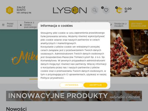 Oryginalneprezenty.pl sprzedaż miodów