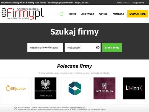 Otofirmy.pl - katalog branżowy firm