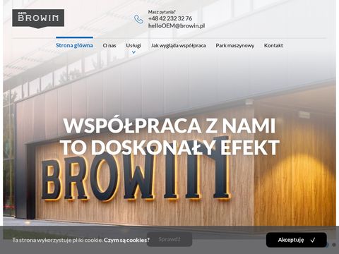 Oem.Browin.pl - obróbka tworzyw sztucznych